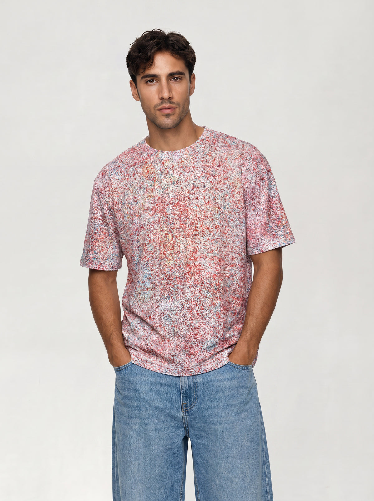 Japan-Made Hand-Dyed T-Shirt (Warm Tones)