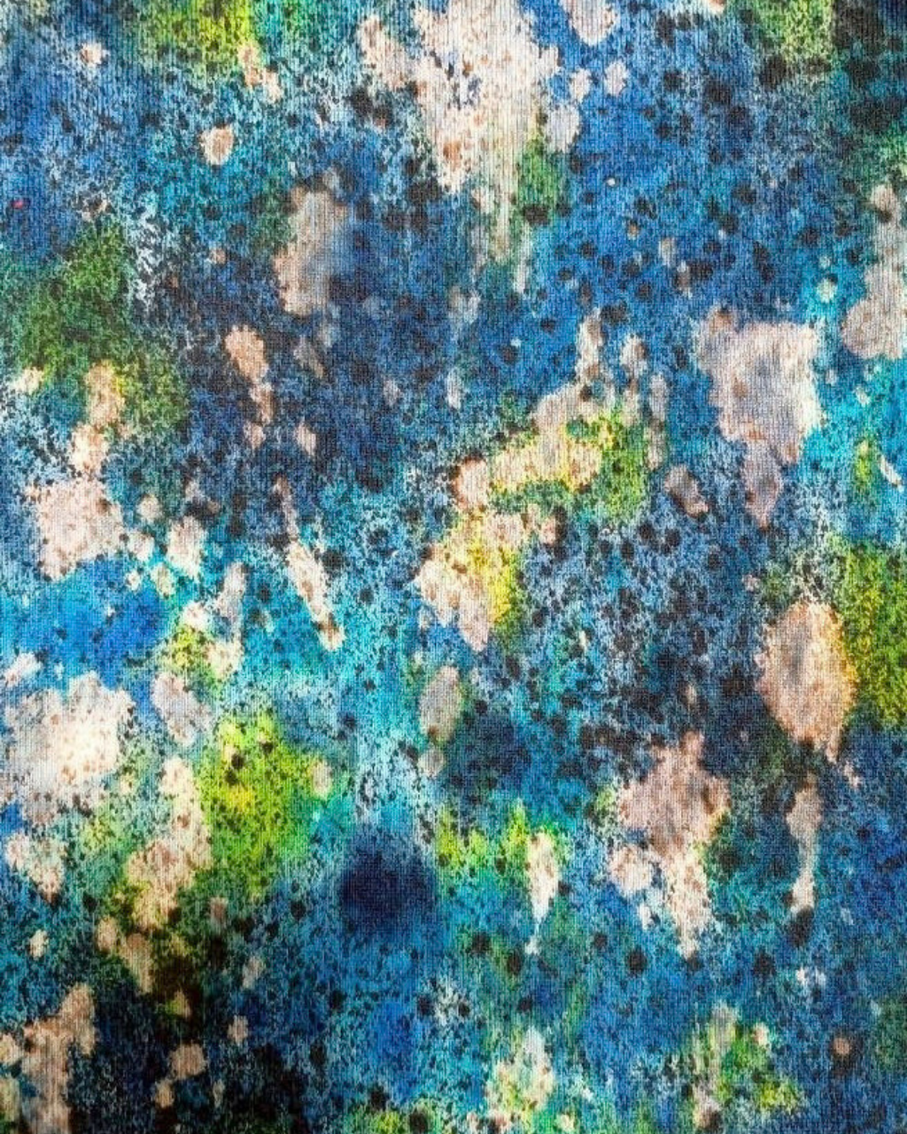 Japan-Made Hand-Dyed Sweatshirt (Cool Tones)